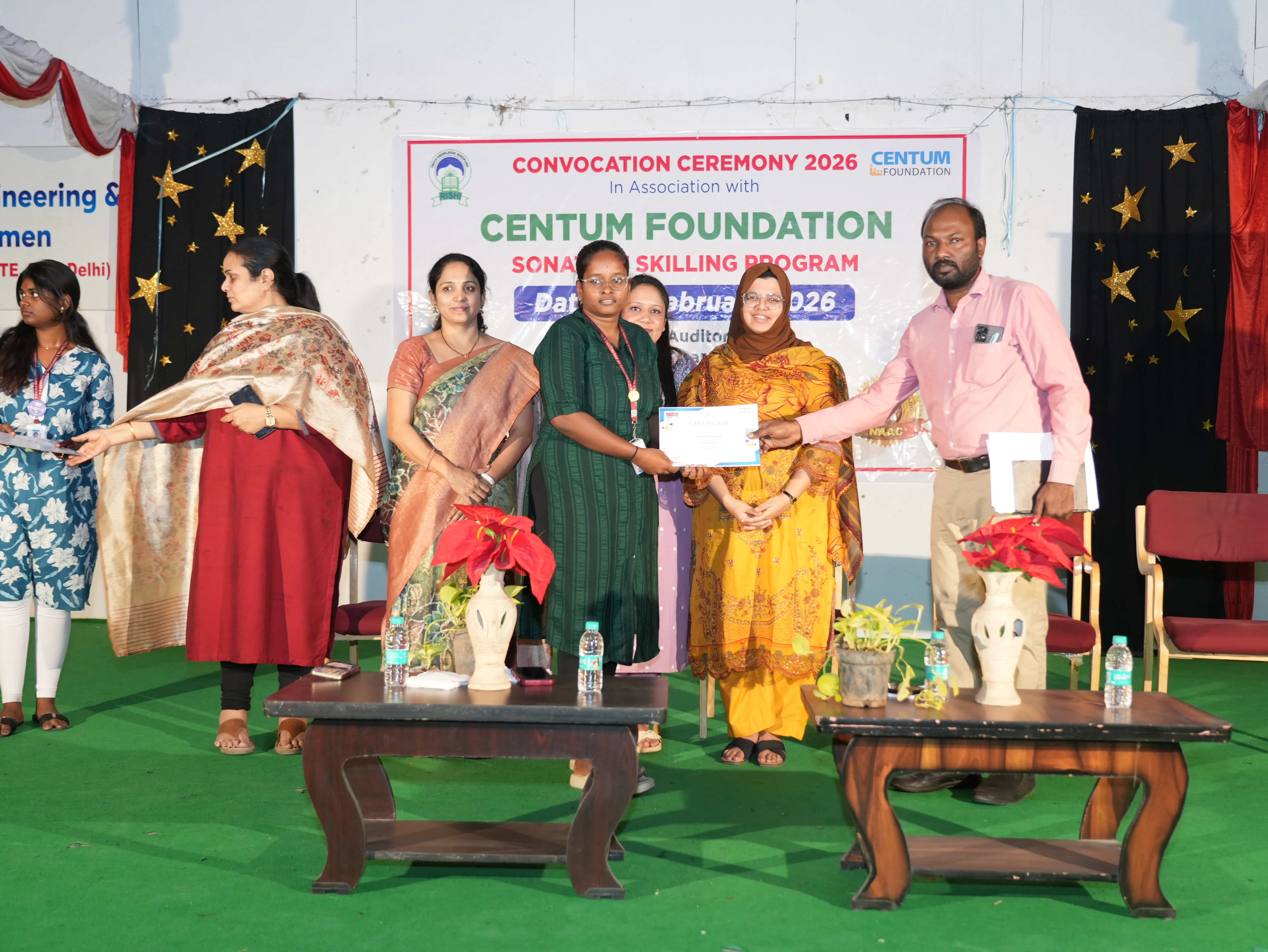 Convocation Ceremony of Sonata CSR through Centrum foundation for 4 th year students - RITW